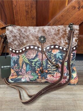 Myra Bag Dusa Crossbody Purse Cowhide NWT